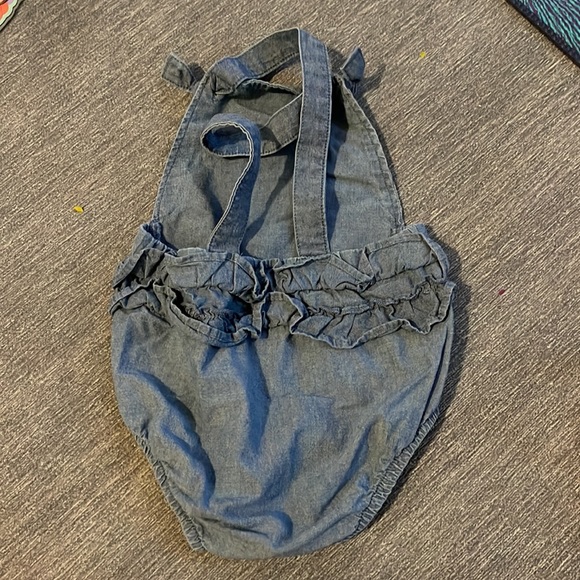 Set of 3 overall rompers size 12M - Picture 3 of 7